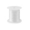 Cordoncino per gioielli, elastico, piatto, per perle, dimensioni: 1 mm - Bianco (1 Pezzo)
