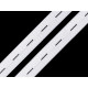 Buttonhole elastic, width 20 mm - Black (120 Meters)