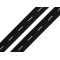 Buttonhole elastic, width 20 mm - Black (120 Meters)
