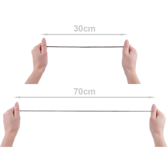 Kulatá pruženka ø3 mm svazek 3m - Béžová (1 Svazek)