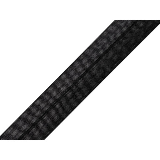 Fold over elastic trim width 16 mm - Turquoise (100 Meters)