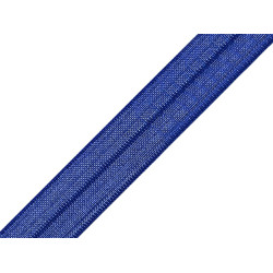 Fold over elastic trim width 16 mm - Capri blue (100 Meters)