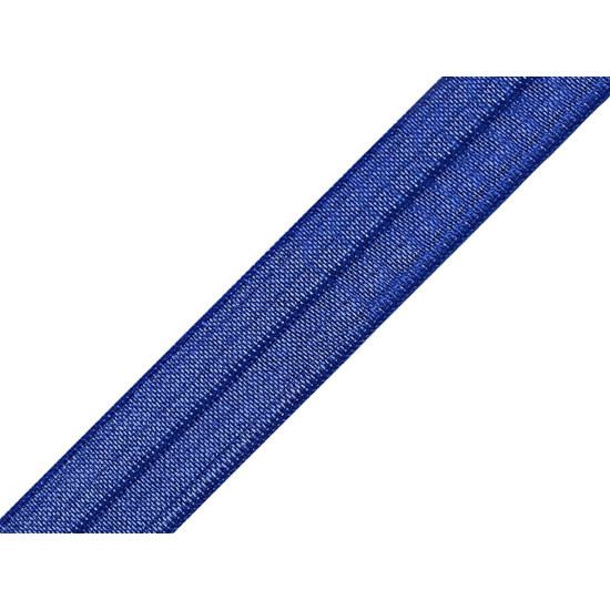 Fold over elastic trim width 16 mm - Turquoise (100 Meters)