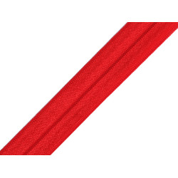 Fold over elastic trim width 16 mm - Light red (100 Meters)