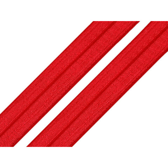 Fold over elastic trim width 16 mm - Turquoise (100 Meters)