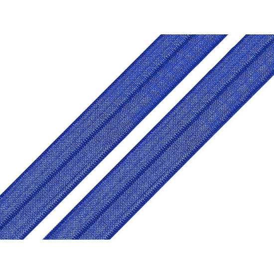 Fold over elastic trim width 16 mm - Turquoise (100 Meters)