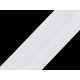 Woven elastic, width 40 mm - White (25 Meters)