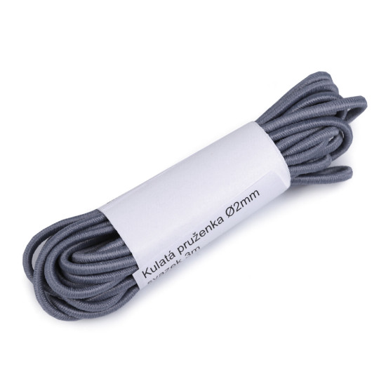 Round elastic cord ø2mm, maggie packs per 3m - Ecru (24 Bunches) Round elastic cord ø2mm, maggie packs per 3m - Ecru (24 Bunches)