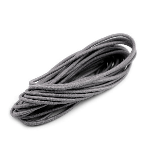 Round elastic cord ø2mm, maggie packs per 3m - Ecru (24 Bunches) Round elastic cord ø2mm, maggie packs per 3m - Ecru (24 Bunches)