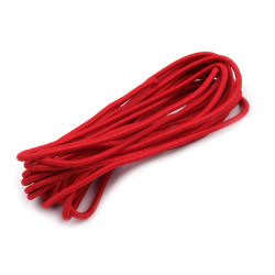 Round elastic cord ø2mm, maggie packs per 3m - Red (1 Bunch)