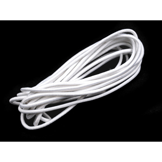 Round elastic cord ø2mm, maggie packs per 3m - Ecru (24 Bunches) Round elastic cord ø2mm, maggie packs per 3m - Ecru (24 Bunches)