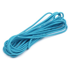 Round elastic cord ø2mm, maggie packs per 3m - Turquoise (1 Bunch)