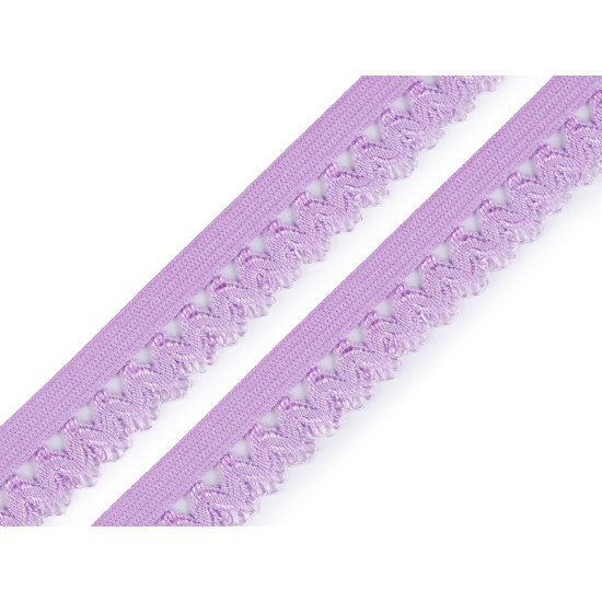 Decorative elastic width 15 mm - Dark red (25 Meters)