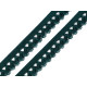 Decorative elastic width 15 mm - Dark red (25 Meters)