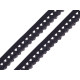 Decorative elastic width 15 mm - Dark red (25 Meters)