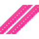 Decorative elastic width 15 mm - Dark red (25 Meters)