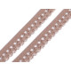 Decorative elastic width 15 mm - Dark red (25 Meters)