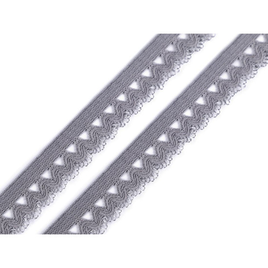 Decorative elastic width 15 mm - Dark red (25 Meters)