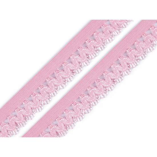 Decorative elastic width 15 mm - Dark red (25 Meters)