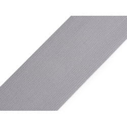 Woven elastic, width 50 mm - Very light grey (25 Meters)