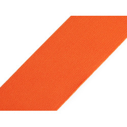 Woven elastic, width 50 mm - Orange pumpkin (25 Meters)