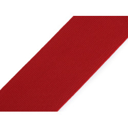 Woven elastic, width 50 mm - Red (25 Meters)