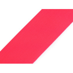 Woven elastic, width 50 mm - Pink neon (25 Meters)
