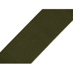 Woven elastic, width 50 mm - Green forest (25 Meters)