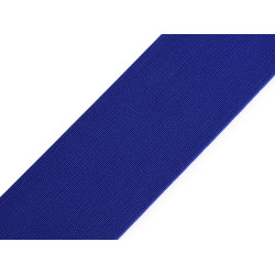 Woven elastic, width 50 mm - Cobalt blue (25 Meters)