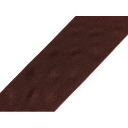 Woven elastic, width 50 mm - Darkbrown (25 Meters)