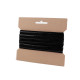 Elastic non-slip band / silicone backed gripper width 10 mm - Black (5 Meters) Elastic non-slip band / silicone backed gripper width 10 mm - Black (5 Meters)