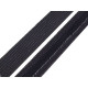 Elastic non-slip band / silicone backed gripper width 10 mm - Black (5 Meters) Elastic non-slip band / silicone backed gripper width 10 mm - Black (5 Meters)