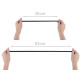 Elastic non-slip band / silicone backed gripper width 10 mm - Black (5 Meters) Elastic non-slip band / silicone backed gripper width 10 mm - Black (5 Meters)