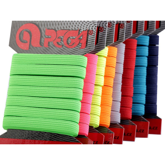 Lingerie elastic braid tape width 7 mm variety of colors - Blue turquise (1 Card) Lingerie elastic braid tape width 7 mm variety of colors - Blue turquise (1 Card)