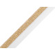 Faltgummi / webband breite 17 mm mit lurex - Grau (25 Meter) Faltgummi / webband breite 17 mm mit lurex - Grau (25 Meter)