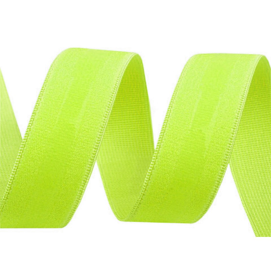 Elastic non-slip band / silicone backed gripper width 20 mm - Yellow-green (5 Meters) Elastic non-slip band / silicone backed gripper width 20 mm - Yellow-green (5 Meters)