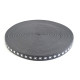 Printed elastic width 20 mm stars - Red (30 Meters)