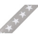 Printed elastic width 20 mm stars - Red (30 Meters)