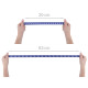 Printed elastic width 20 mm stars - Red (30 Meters)