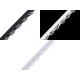Decorative elastic width 12 mm - Black (60 Meters)
