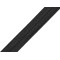Élastique plissé, largeur 20 mm - Noir (1 Mètre)
