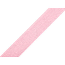 Fold over elastic width 20 mm - Pink (25 Meters)