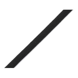 Lingerie bra strap shoulder elastic, filled width 5 mm - Black (1 Meter)