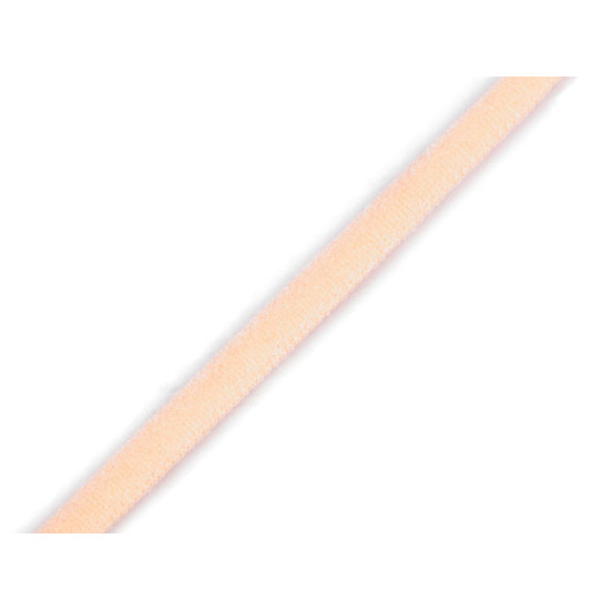 Lingerie bra strap shoulder elastic, filled width 5 mm - Light peach (1 Meter) Lingerie bra strap shoulder elastic, filled width 5 mm - Light peach (1 Meter)