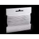 Knitted elastic width 24 mm - White (100 Meters)