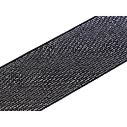 Elastic tape with lurex width 48 mm - Silver (1 Meter)
