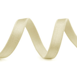 Satin bra strap elastic width 10 mm - Vanilla (100 Meters)
