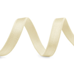 Satin bra strap elastic width 10 mm - Creamy light (1 Meter)