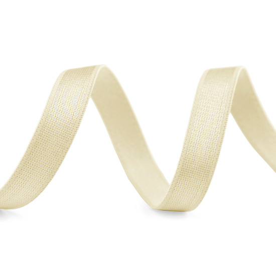 Satin bra strap elastic width 10 mm - Red (1 Meter)