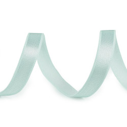 Satin bra strap elastic width 10 mm - Mint (1 Meter)